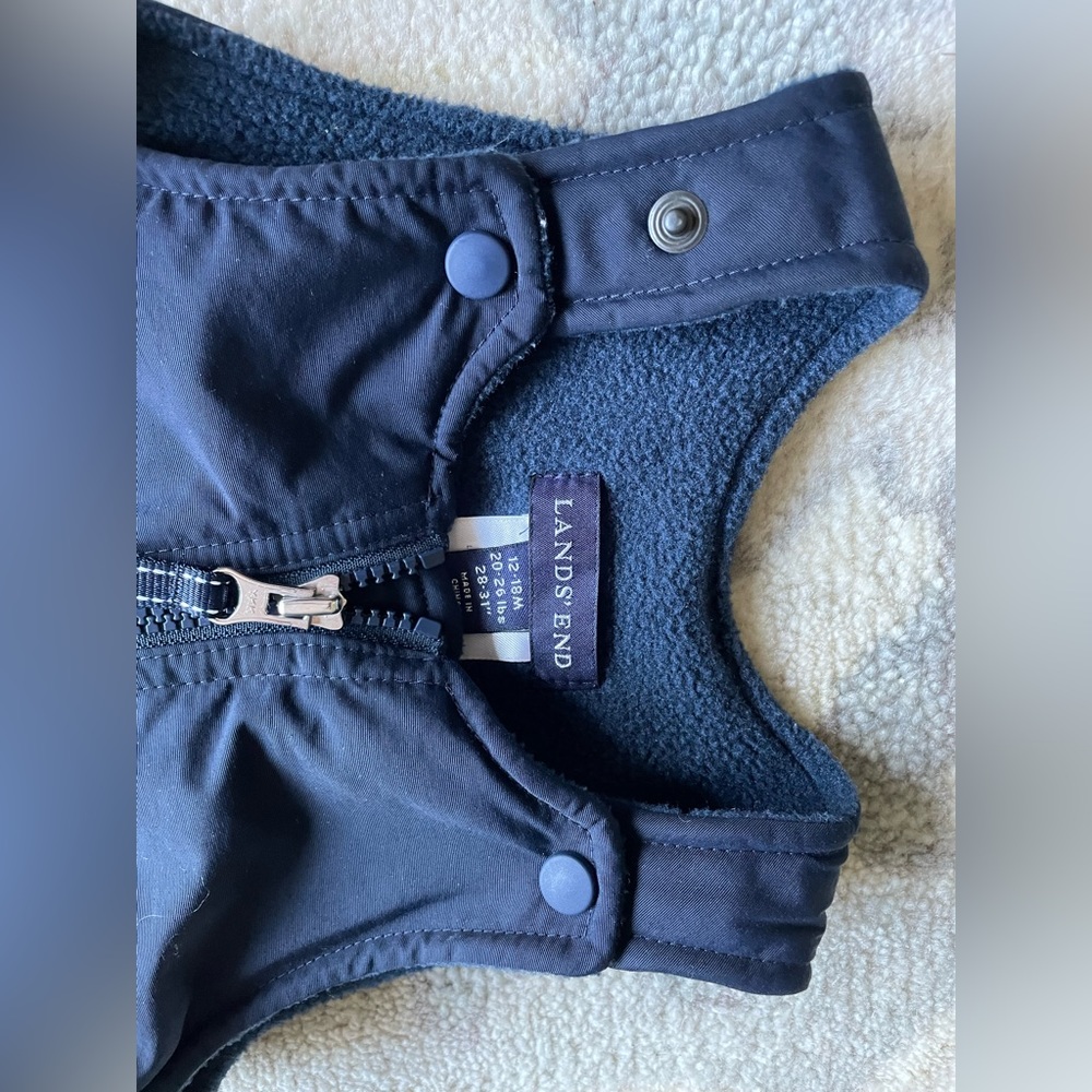 Lands end toddler snow pants. Size 12-18 months. Like new. Navy
